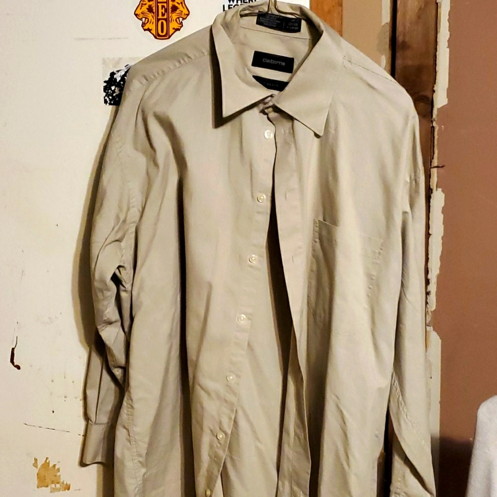 claiborne button down dress shirt xl